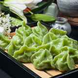 菠菜汁皮鲅鱼水饺 (11)